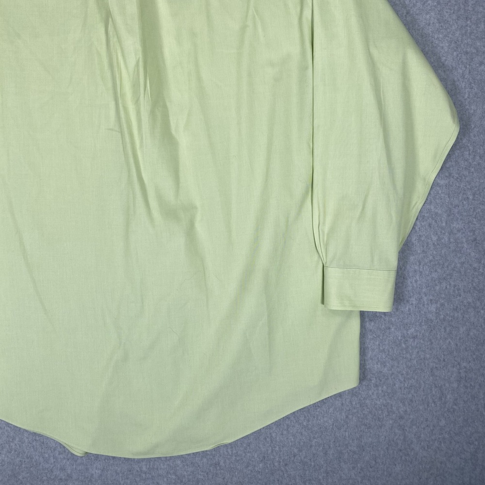 Brooks Brothers Button Down Shirt Mens 16.5-33 Yellow Traditional Fit Non-Iron - Picture 10 of 16